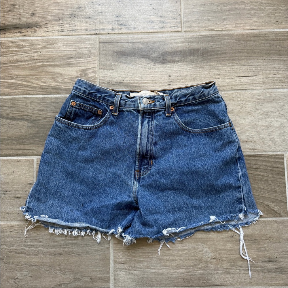 Gap vintage high waisted upcycled denim shorts